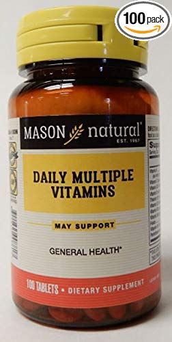 Mason Natural Daily Multiple Vitamins Compare to One a Day Essentials Tablets - 100 Ea