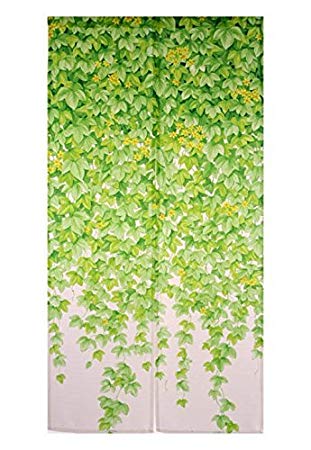 [Long: 67inch] Noren Curtain Tapestry - Ivy