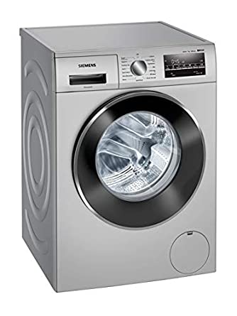 Siemens 5 Star 7KG 1200 RPM Inverter Touch Control Fully Automatic Front Loading Washing Machine With Inbuilt Heater (WM12J26SIN, Silver)