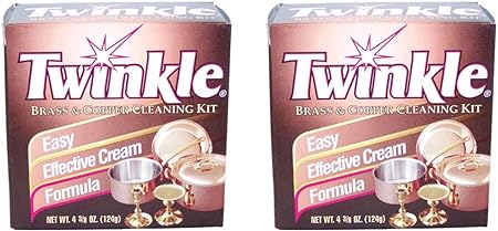 Twinkle Brass And Copper Cleaning Cream - 2 Pack