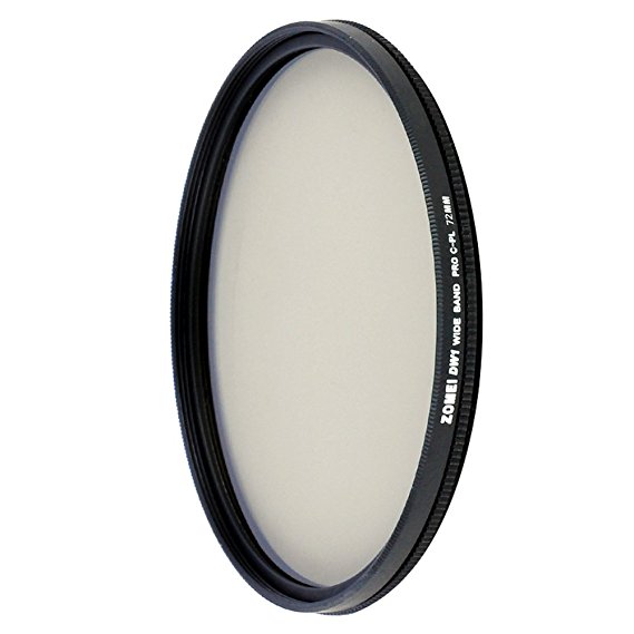 ZoMei Ultra Slim AGC Optical Glass PRO CPL Circular Polarizing Polarizer Lens Filter - 72mm