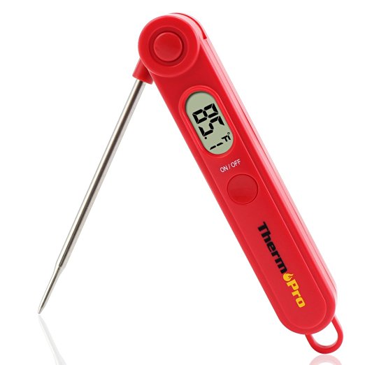 ThermoPro TP03A Instant Read Digital Food Meat Thermometer for Kitchen Cooking BBQ Grill Smoker
