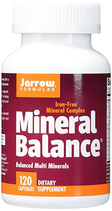 Jarrow Formulas Mineral Balance, Supports Maintenence For Optimal Health, 120 Capsules