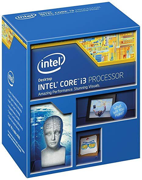 Intel Core I3-4160 Processor 3.60 GHz, 2-Core LGA1150 Socket, Hyper-Threading (BX80646I34160)