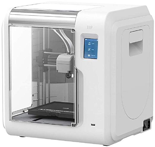 Monoprice Voxel 3D Printer - White with Removable Heated Build Plate (150 x 150 mm) Fully Enclosed, Touch Screen, Assisted Level, Easy Wi-Fi, 8GB Internal Memory