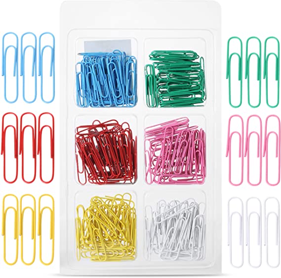 Mr. Pen- Paper Clips, 2 Inch, 240 Pack, Large Colored Paper Clips, Colored Paper Clip, Clip, Paperclips, Paper Clip, Office Supplies, Clips for Paperwork, Paper Clips for Office, Paper Clips Large