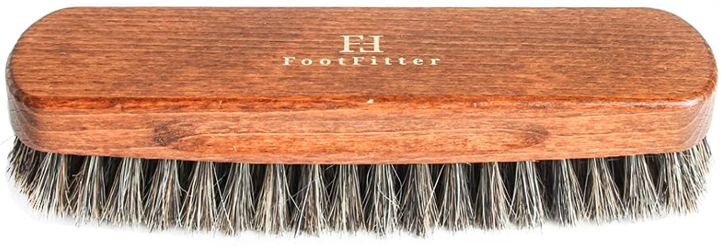 FootFitter Genuine Horsehair Shoe Shine Brush