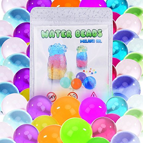 Water Beads, Large Size 5.3oz (158 pcs) Reusable for Orbeez Spa Refill, Sensory Toys,Colorful Décor & Outdoor Play