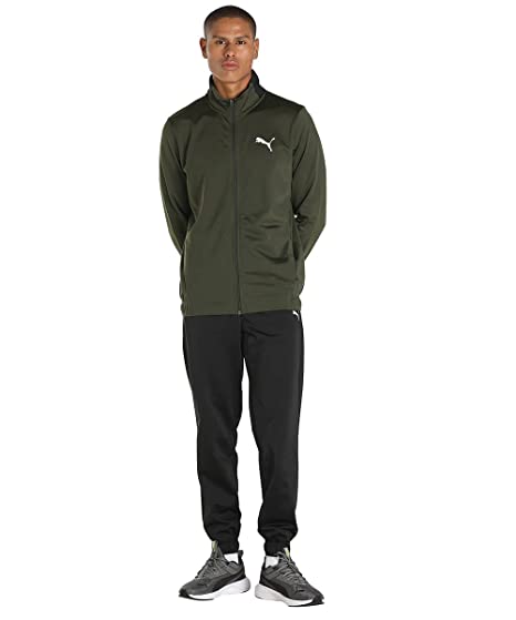 Puma Mens CR Tracksuit I, Forest Night-Black, XL (60600004)