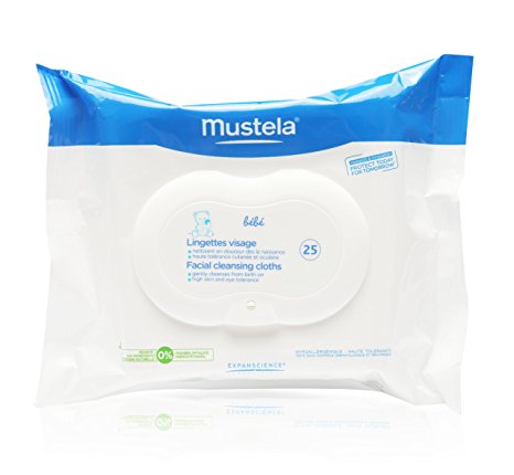 Mustela Facial Cleansing Cloths, 6.05 oz.