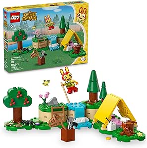 LEGO Animal Crossing Bunnie’s Outdoor Activities Creative Playset for Kids, Animal Crossing Building Toy for Outdoor Play with a Bunnie Minifigure, Summer Toy for Girls and Boys Ages 6 and Up, 77047