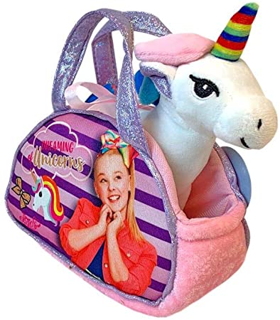 Nickelodeon JoJo Siwa Dreaming of Unicorns Plush w/ Bag