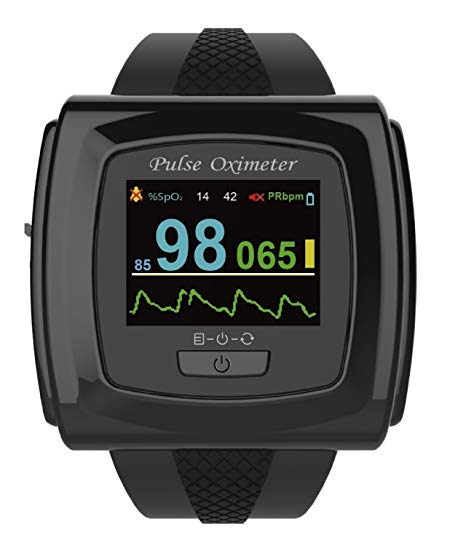 Bluetooth-Enabled 50F Plus Wrist Pulse Oximeter Heart Rate Monitor with Innovo SnugFit Probe (not Compatible with Mac)