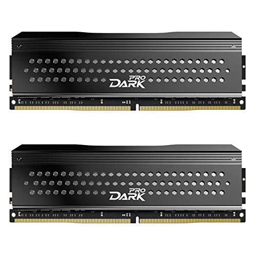 Team Dark Pro 16GB (2 x 8GB) 288-Pin DDR4 SDRAM DDR4 3200 (PC4 25600) Desktop Memory Model TDPGD416G3200HC14ADC01