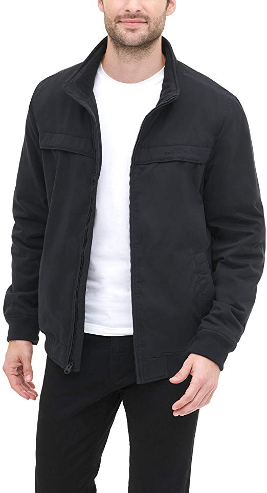 Dockers Men's Microtwill Golf Bomber Jacket