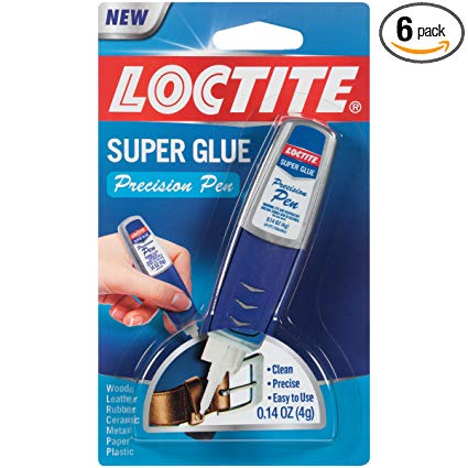 Loctite Super Glue Gel Precision Pens, Case of Six 4 Gram Pens (2066118-6)