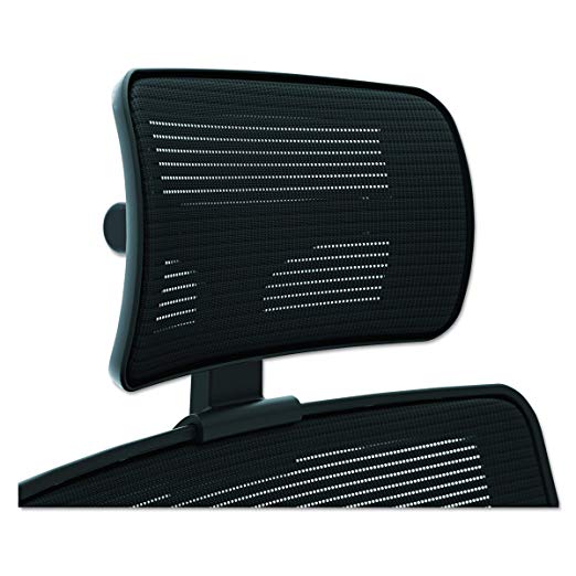 HON Endorse Adjustable Height Mesh Headrest, Black