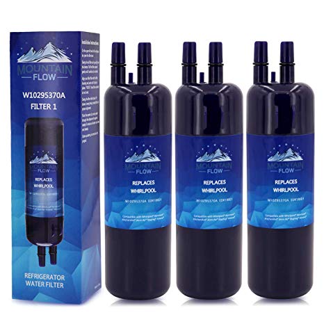 Mountain flows Refrigerator Water Filter Compatible with ED-R1RX-D1 W10-2953-70A Filter 1 Ken-More 46-99-30 (3-Pack,Blue)