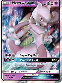 Pokemon - Mewtwo GX 31/68 Hidden Fates - Stamp Version - Battle Acadamy Exclusive