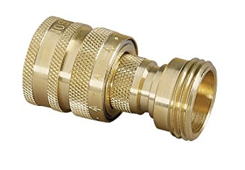 5 Pack - Nelson 50336 Brass Hose Quick Connectors Set, Male and Female