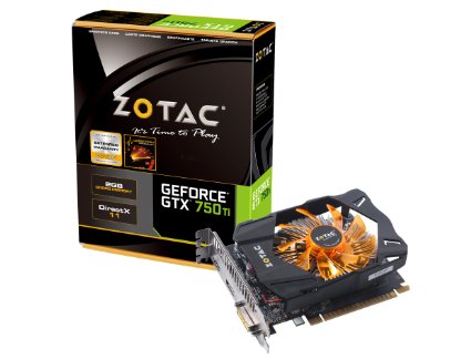 ZOTAC GeForce GTX 750Ti 2GB GDDR5 PCI Express 3.0 DVI HDMI DisplayPort Video Graphics Card (ZT-70605-10M)