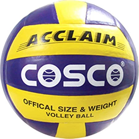 Cosco Acclaim Faux Leather, Nylon Volleyball , Size 4, (Multicolour)