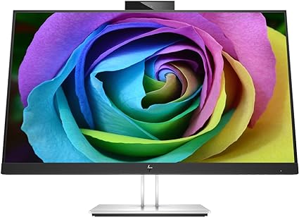 HP E24d G4 23.8" 16:9 Advanced Docking IPS Monitor, Full HD Anti-Glare IPS Display, Low Blue Light Mode, Adjustable tilt & Height, Onscreen Control,1080p Ultra Webcam, 6PA50A4#ABA