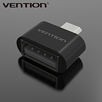 Vention Micro USB 2.0 OTG Adapter, Micro USB Male to USB A Female On The Go Converter