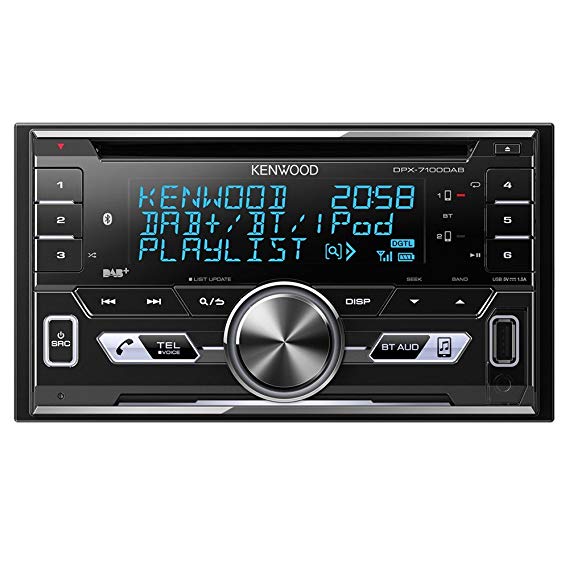 Kenwood DPX7100DAB Car Stereo wih Bluetooth/DAB and Spotify Control