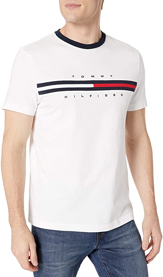 Tommy Hilfiger Men's Short Sleeve Logo T-Shirt