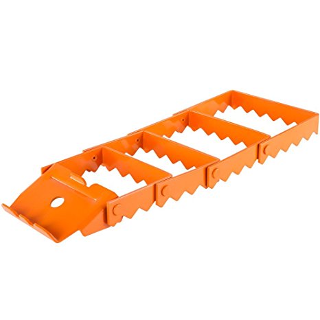Orange Heavy Duty Vehicle Recovery Traction Grip Track (One)