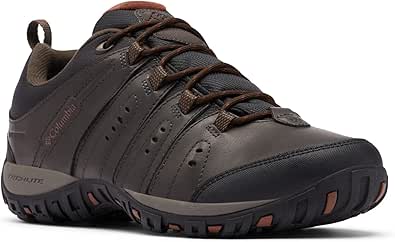 Columbia Woodburn 2 Waterproof (Impermeable) Zapatos de Senderismo Bajos Hombre, Marrón (Cordovan x Cinnamon), 42 EU