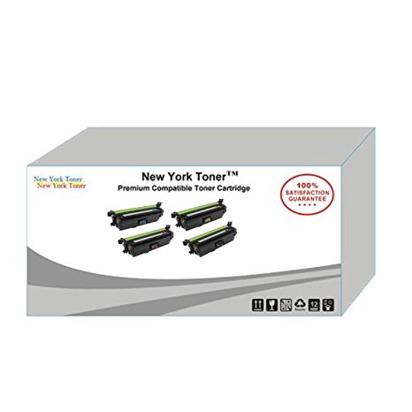 New York TonerTM New Compatible 4 Pack CF320A CF331A CF332A CF333A High Yield Toner for HP - M651n . -- Black Magenta Yellow Cyan