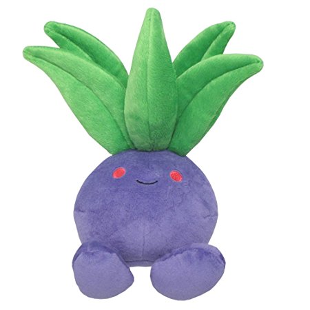 Sanei Pokemon All Star Series Oddish Stuffed Plush, 7"