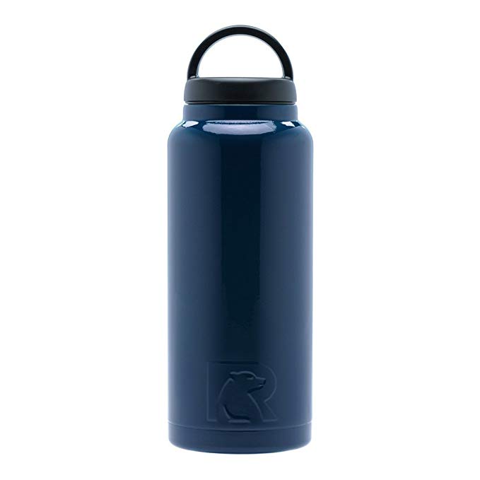 RTIC 211 Double Wall Vacuum Insulated Bottle, 36 oz, Navy