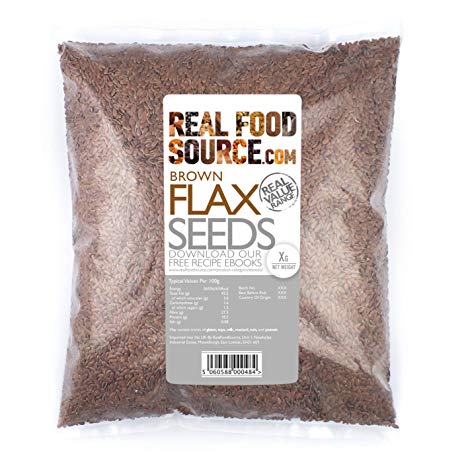 RealFoodSource Brown Flax Seeds/ Linseeds 1KG