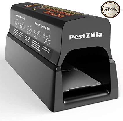 PestZilla Electronic Rodent Zapper Trap, Mouse and Rat Trap Killer Poison Free - Trap That Works for Rats, Squirrels, Mice, and Big Rodents