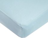 American Baby Company 100 Cotton Value Jersey Knit Crib Sheet Blue