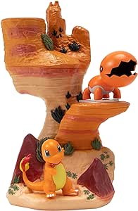 Pokémon Desert Rocks Environment - 6-Inch Multi-Level Display Set with Two 2-inch Battle Figures