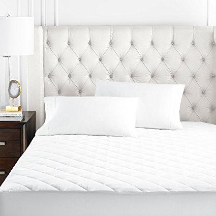 Beckham Hotel Collection Mattress Pad - Luxurious Quilted, Hypoallergenic - Twin