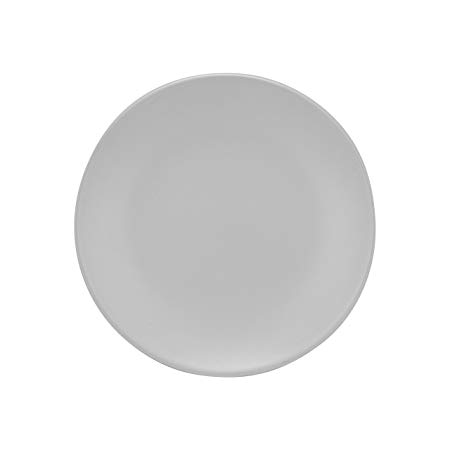 10 Strawberry Street Wazee Matte - 7.75" Coupe Salad Plate - Set of 6 - White