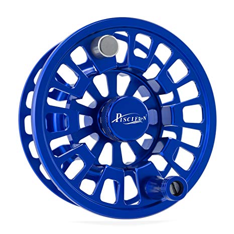 Piscifun Blaze Fly Fishing Reel with CNC-machined Aluminum Alloy Body 3/4, 5/6, 7/8, 9/10(Gold, Brown, Sapphire Blue)