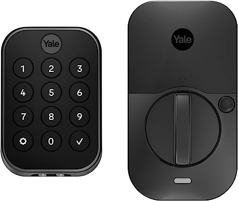 Yale Assure Lock 2 Key-Free Keypad with Bluetooth in Black Suede