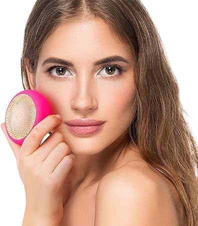 FOREO UFO 2 Supercharged Face Mask - Full LED Spectrum & Red Light Therapy for Face - Warming -Face Moisturizer - Anti Aging - Nourishing - Fuchsia