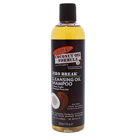 Palmer's Coconut Oil Zero Break Cleansing Oil Shampoo for Unisex, 12 Ounce