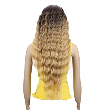 Joedir Lace Front Wigs 30'' Long Wavy Synthetic Wigs For Black Women 130% Density Wigs(TAT6/27/24E)