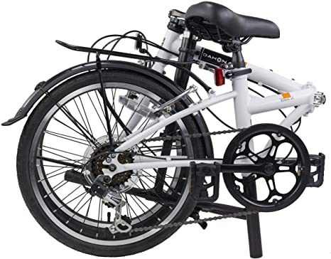 Dahon Dream D6 Folding Bike,20” Steel Frame 6-Speed Shimano Gears Foldable Bicycle for Adults