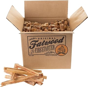 Trademark Fatwood Firestarter Kindling Sticks for Outdoor Use