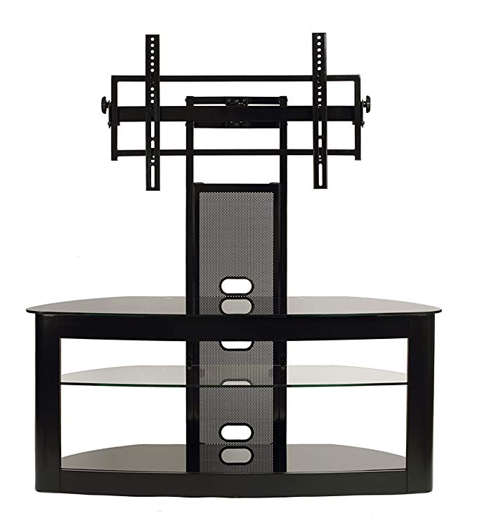 TransDeco TD600B LCD Universal Mount TV Stand for 35 to 80 Inch Flat Panel Television, Black