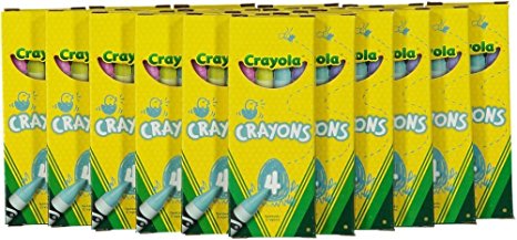 24 Boxes Crayola® 4-ct. Crayon Party Favor Pack New Spring Color